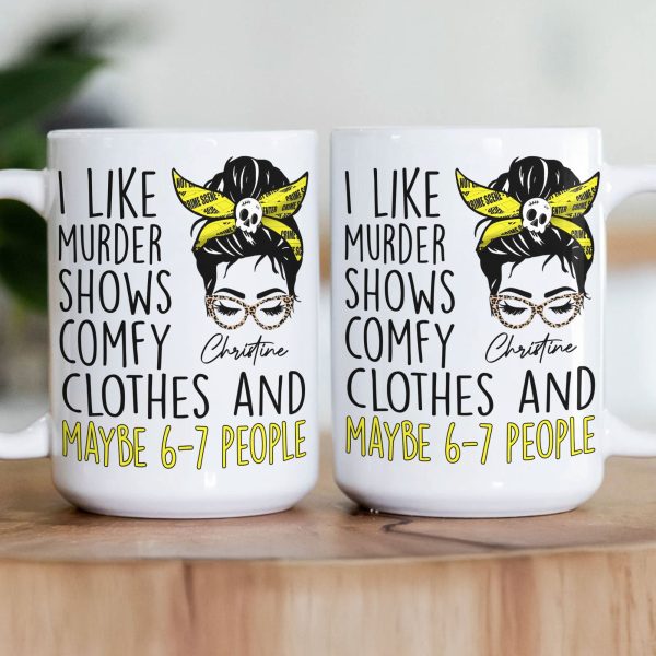 I Like Murder Shows - Personalized Mug I Like Murder Shows - Personalized Mug