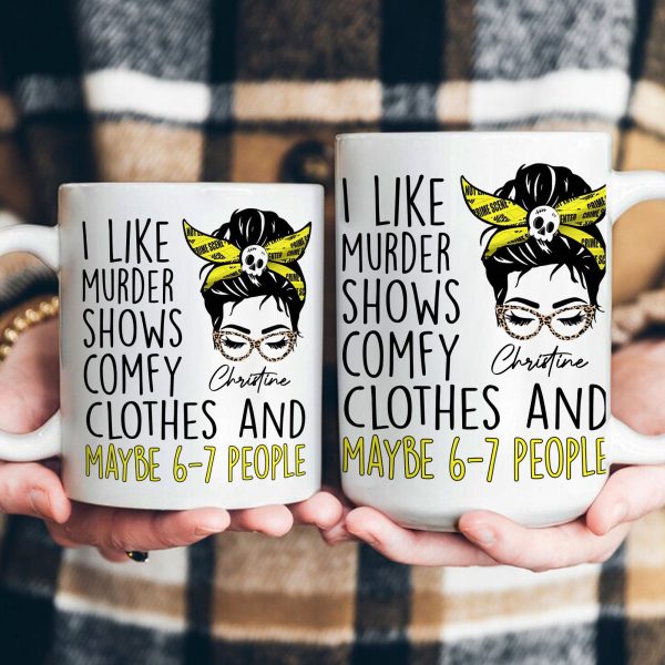 I Like Murder Shows - Personalized Mug I Like Murder Shows - Personalized Mug