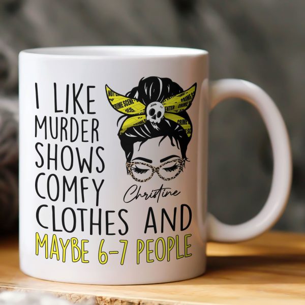 I Like Murder Shows - Personalized Mug I Like Murder Shows - Personalized Mug