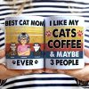I Like My Cat & Coffee And Maybe 3 People - Gift For Cat Lovers - Personalized White Edge-to-Edge Mug I Like My Cat & Coffee And Maybe 3 People - Gift For Cat Lovers - Personalized White Edge-to-Edge Mug