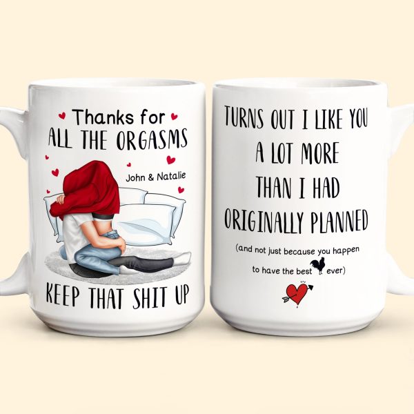 I Like You A Lot More Than I Planned - Personalized Mug I Like You A Lot More Than I Planned - Personalized Mug