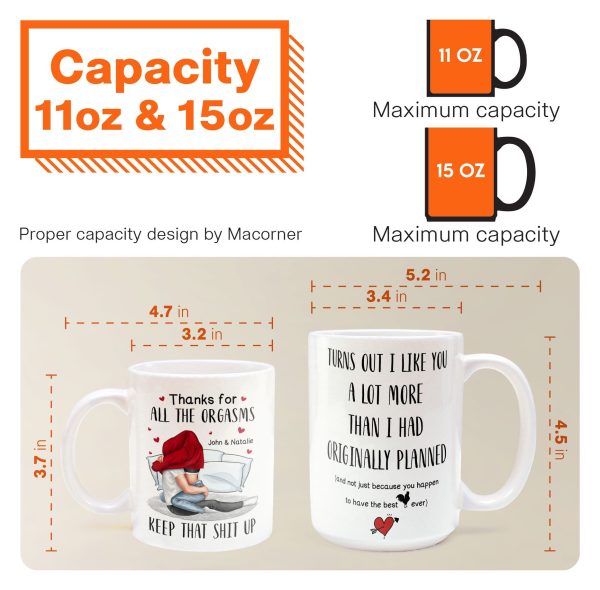 I Like You A Lot More Than I Planned - Personalized Mug I Like You A Lot More Than I Planned - Personalized Mug