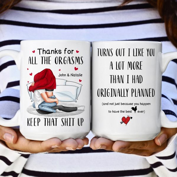 I Like You A Lot More Than I Planned - Personalized Mug I Like You A Lot More Than I Planned - Personalized Mug