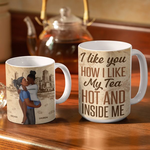 I Like You How I Like My Coffee - Birthday, Loving, Anniversary Gift For Spouse, Husband, Wife, Couple, Boyfriend, Girlfriend - Personalized White Edge-to-Edge Mug I Like You How I Like My Coffee - Birthday, Loving, Anniversary Gift For Spouse, Husband, Wife, Couple, Boyfriend, Girlfriend - Personalized White Edge-to-Edge Mug