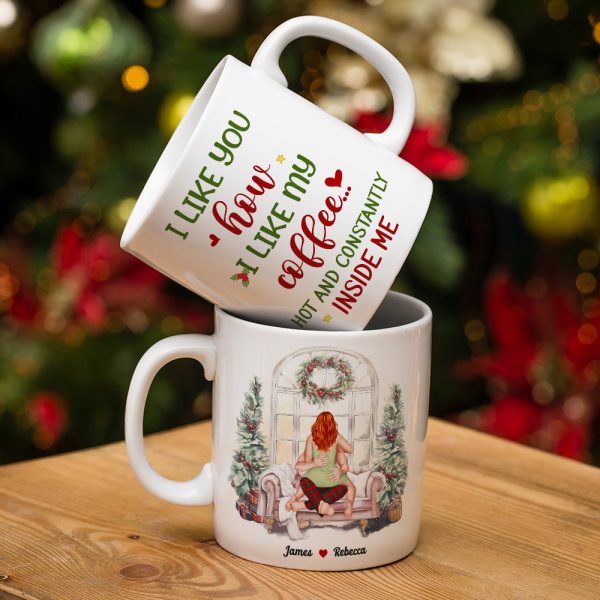 I Like You How I Like My Coffee, Couple Gift, Personalized Accent Mug, Funny Couple Mug, Christmas Gift I Like You How I Like My Coffee, Couple Gift, Personalized Accent Mug, Funny Couple Mug, Christmas Gift