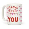 I LLove You LLama Valentine parody Coffee Mug