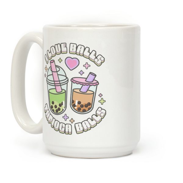 I Love Balls, Tapioca Balls Coffee Mug I Love Balls, Tapioca Balls Coffee Mug