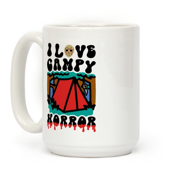 I Love Campy Horror Parody Coffee Mug I Love Campy Horror Parody Coffee Mug