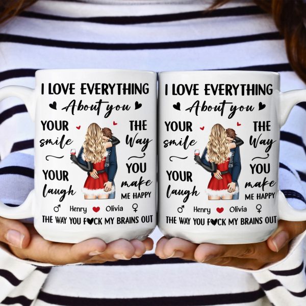 I Love Everything About You - Personalized Mug I Love Everything About You - Personalized Mug