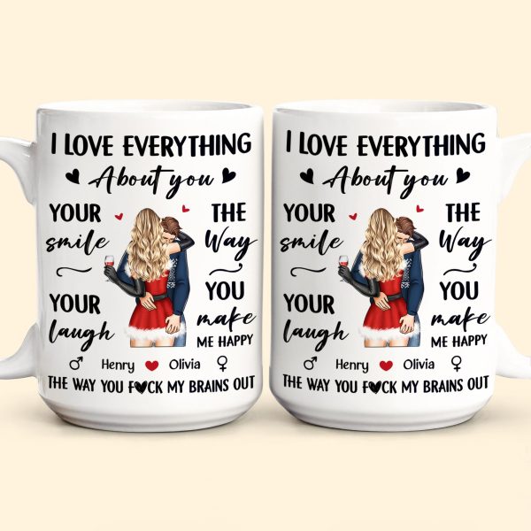 I Love Everything About You - Personalized Mug I Love Everything About You - Personalized Mug