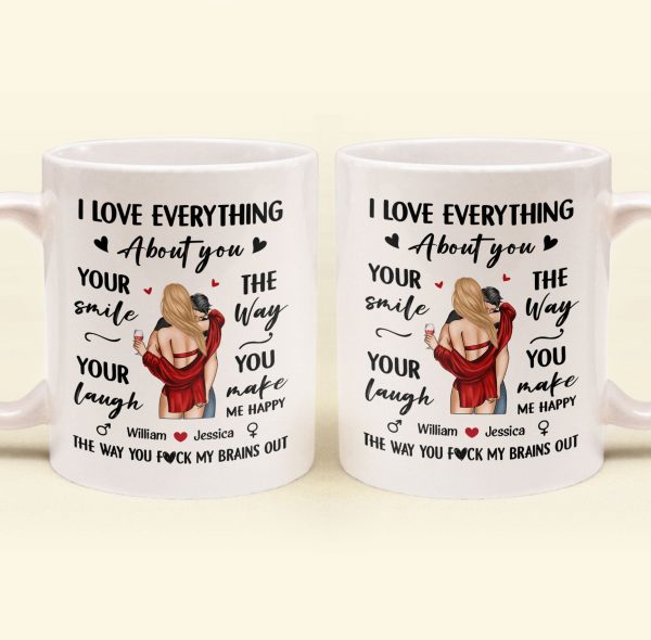 I Love Everything About You - Personalized Mug I Love Everything About You - Personalized Mug