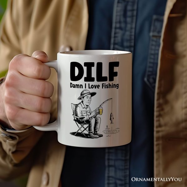 I Love Fishing Personalized Mug, Playful Fisherman Lover Man's Gift With Custom Name I Love Fishing Personalized Mug, Playful Fisherman Lover Man's Gift With Custom Name