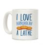 I Love Hanukkah A Latke Parody Coffee Mug I Love Hanukkah A Latke Parody Coffee Mug