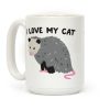 I Love My Cat Opossum Coffee Mug I Love My Cat Opossum Coffee Mug