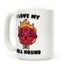 I Love My Hell Hound Coffee Mug I Love My Hell Hound Coffee Mug