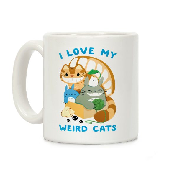 I love my weird cats Coffee Mug I love my weird cats Coffee Mug