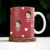 I Love My Wife Personalized Photo Mug With Hearts And Stars - Personalized Custom Coffee Mug - WIF031_MG I Love My Wife Personalized Photo Mug With Hearts And Stars - Personalized Custom Coffee Mug - WIF031_MG