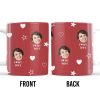 I Love My Wife Personalized Photo Mug With Hearts And Stars - Personalized Custom Coffee Mug - WIF031_MG I Love My Wife Personalized Photo Mug With Hearts And Stars - Personalized Custom Coffee Mug - WIF031_MG