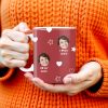I Love My Wife Personalized Photo Mug With Hearts And Stars - Personalized Custom Coffee Mug - WIF031_MG I Love My Wife Personalized Photo Mug With Hearts And Stars - Personalized Custom Coffee Mug - WIF031_MG