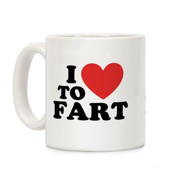 I Love to Fart Coffee Mug I Love to Fart Coffee Mug