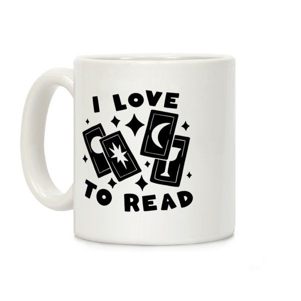I Love To Read Tarot Coffee Mug I Love To Read Tarot Coffee Mug