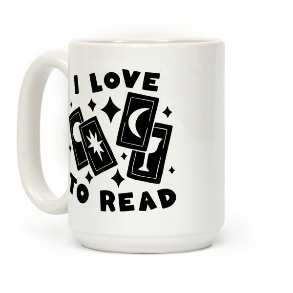 I Love To Read Tarot Coffee Mug I Love To Read Tarot Coffee Mug