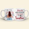 I Love To Wrap Both My Hand Personalized White Mug