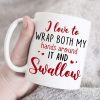 I Love To Wrap Both My Hand Personalized White Mug