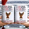 I Love Treats I Love Walkies I Love Toys I Love Naps Merry Christmas - Personalized Custom Coffee Mug - DOG073_MG I Love Treats I Love Walkies I Love Toys I Love Naps Merry Christmas - Personalized Custom Coffee Mug - DOG073_MG