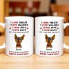 I Love Treats I Love Walkies I Love Toys I Love Naps Merry Christmas - Personalized Custom Coffee Mug - DOG073_MG I Love Treats I Love Walkies I Love Toys I Love Naps Merry Christmas - Personalized Custom Coffee Mug - DOG073_MG