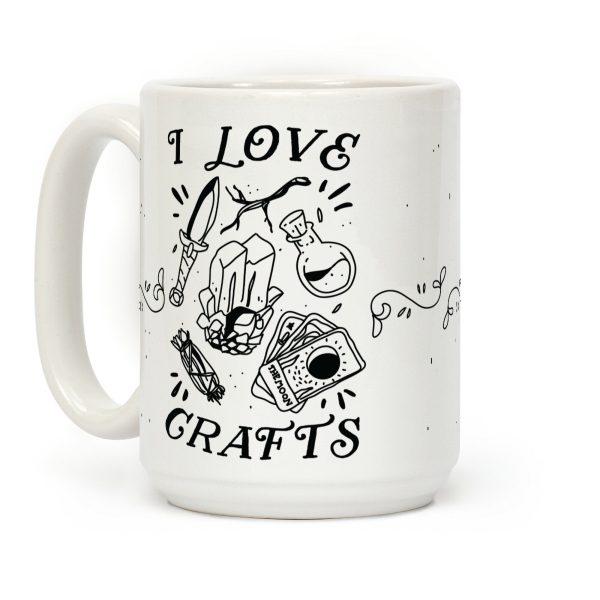 I Love (Witch) Crafts Coffee Mug