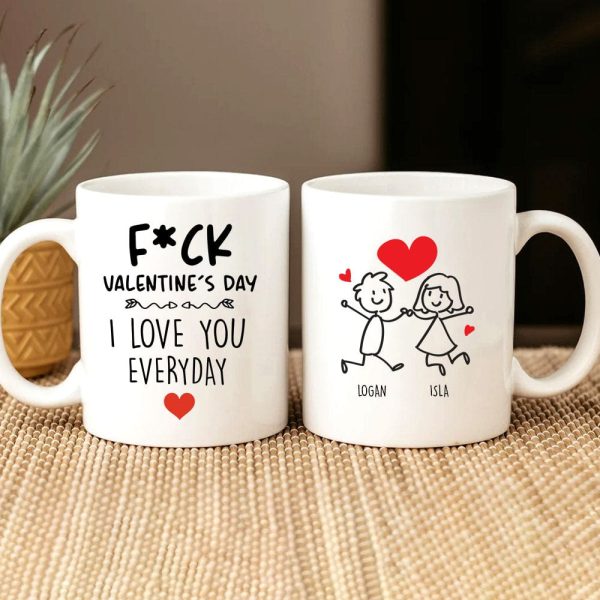 I Love You Everyday Funny Valentine Mug Personalized Gift DA199 890040