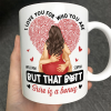 I Love You For Who You Are Hugging Couple - Personalized Mug I Love You For Who You Are Hugging Couple - Personalized Mug
