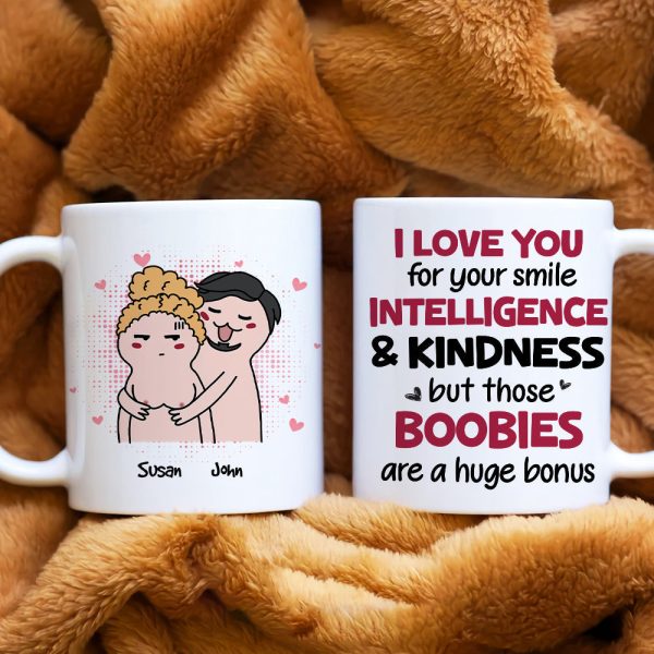 I Love You For Your Smile, Personalized Mug, Wine Tumbler, Accent Mug Couple Gifts I Love You For Your Smile, Personalized Mug, Wine Tumbler, Accent Mug Couple Gifts