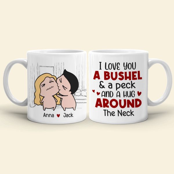 I Love You-Gift For Couple-Personalized Coffee Mug- Funny Couple