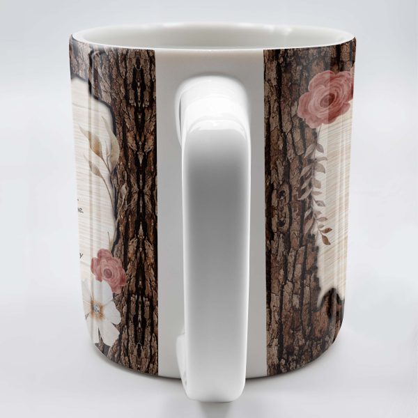 I Love You Life Is Filled With Hard & Good Times Tree Bark And Flowers Design - Personalized Custom Coffee Mug - DAU107_MG I Love You Life Is Filled With Hard & Good Times Tree Bark And Flowers Design - Personalized Custom Coffee Mug - DAU107_MG