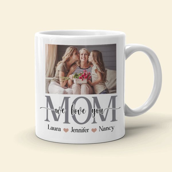 I Love You, Mom, Personalized Mug, Gift For Mother's Day I Love You, Mom, Personalized Mug, Gift For Mother's Day