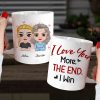 I Love You More, Personalized Mug, Gift For Mother's Day I Love You More, Personalized Mug, Gift For Mother's Day