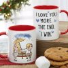 I Love You More The End I Win, Personalized Couple Mug, Wine Tumbler, Accent Mug I Love You More The End I Win, Personalized Couple Mug, Wine Tumbler, Accent Mug