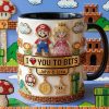 I Love You To Bits - Personalized Accent Mug - Gift For Couples, Movie Fans NL122 I Love You To Bits - Personalized Accent Mug - Gift For Couples, Movie Fans NL122