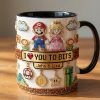 I Love You To Bits - Personalized Accent Mug - Gift For Couples, Movie Fans NL122 I Love You To Bits - Personalized Accent Mug - Gift For Couples, Movie Fans NL122