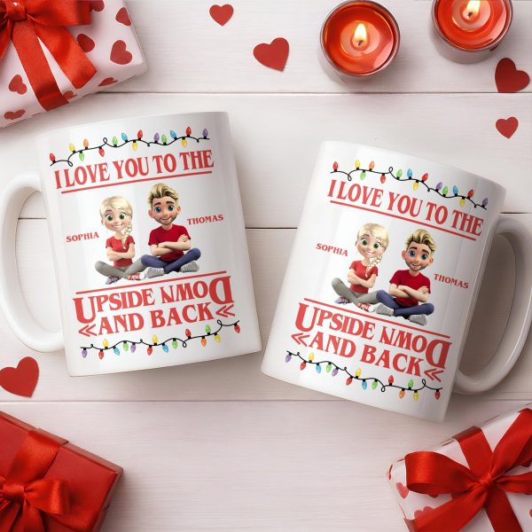 I Love You To The Moon And Back With Animated Characters - Personalized Custom Coffee Mug - CPL1032_MG I Love You To The Moon And Back With Animated Characters - Personalized Custom Coffee Mug - CPL1032_MG