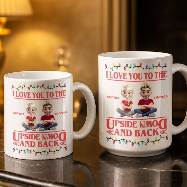 I Love You To The Moon And Back With Animated Characters - Personalized Custom Coffee Mug - CPL1032_MG I Love You To The Moon And Back With Animated Characters - Personalized Custom Coffee Mug - CPL1032_MG
