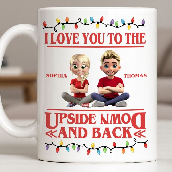 I Love You To The Moon And Back With Animated Characters - Personalized Custom Coffee Mug - CPL1032_MG I Love You To The Moon And Back With Animated Characters - Personalized Custom Coffee Mug - CPL1032_MG