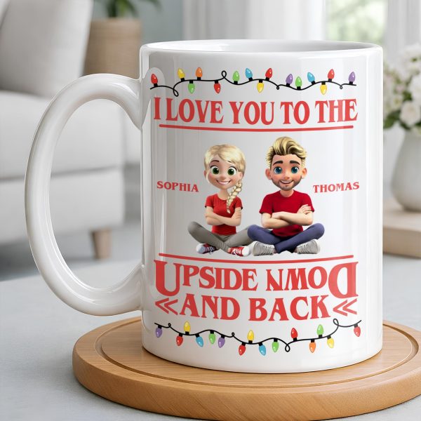 I Love You To The Moon And Back With Animated Characters - Personalized Custom Coffee Mug - CPL1032_MG I Love You To The Moon And Back With Animated Characters - Personalized Custom Coffee Mug - CPL1032_MG