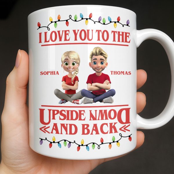 I Love You To The Moon And Back With Animated Characters - Personalized Custom Coffee Mug - CPL1032_MG I Love You To The Moon And Back With Animated Characters - Personalized Custom Coffee Mug - CPL1032_MG