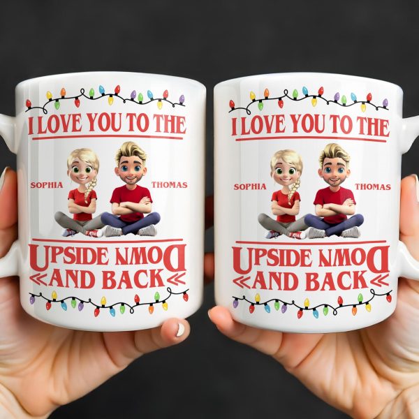 I Love You To The Moon And Back With Animated Characters - Personalized Custom Coffee Mug - CPL1032_MG I Love You To The Moon And Back With Animated Characters - Personalized Custom Coffee Mug - CPL1032_MG