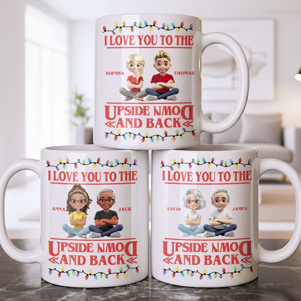 I Love You To The Moon And Back With Animated Characters - Personalized Custom Coffee Mug - CPL1032_MG I Love You To The Moon And Back With Animated Characters - Personalized Custom Coffee Mug - CPL1032_MG