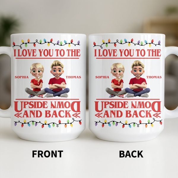 I Love You To The Moon And Back With Animated Characters - Personalized Custom Coffee Mug - CPL1032_MG I Love You To The Moon And Back With Animated Characters - Personalized Custom Coffee Mug - CPL1032_MG