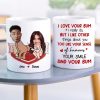 I Love Your Bum, Couple Gift, Personalized Mug, Funny Custom Photo Couple Mug I Love Your Bum, Couple Gift, Personalized Mug, Funny Custom Photo Couple Mug